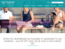 Tablet Screenshot of netgraf.dk