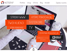 Tablet Screenshot of netgraf.pl